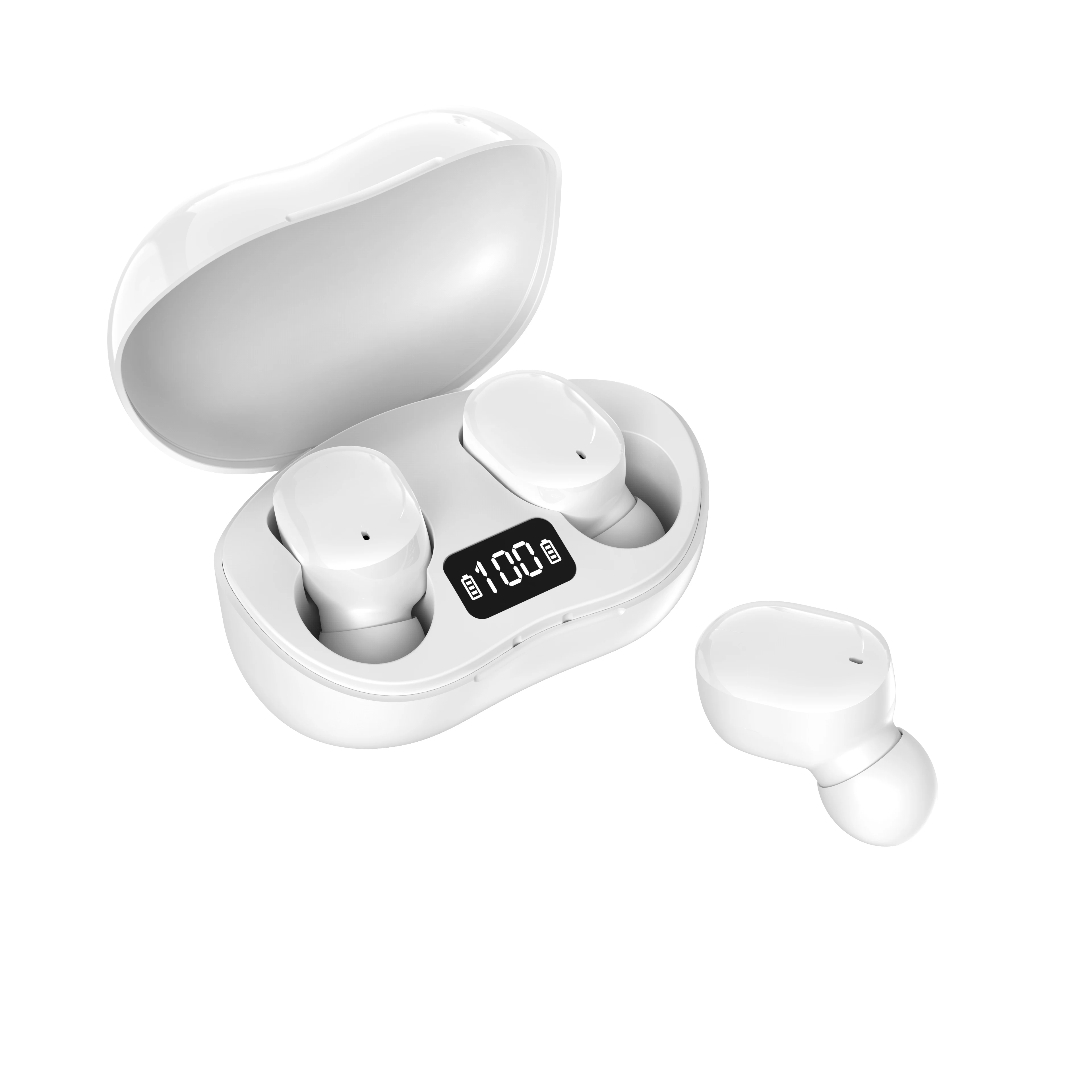 

Amazon Hot Selling TWS E8S A6S True Wireless Earbuds Handsfree Waterproof Earphone a6 A7S A8 E7S tws Headset for xiaomi -airdots, Black/white