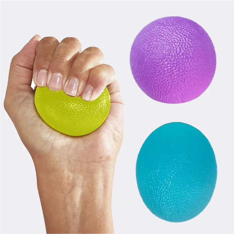 

custom logo print for kids adults anxiety tpr hand finger exercise therapy round or egg shape anti-stress ball, As picture