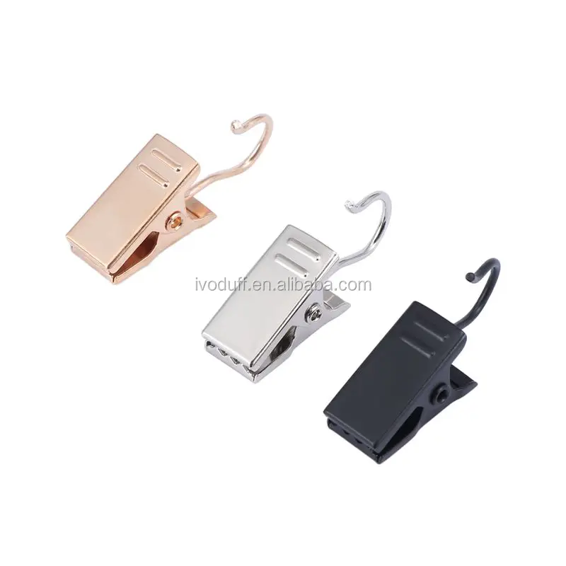 

Window Accessories, Gold Color Metal Hooks For Curtain With High Quality