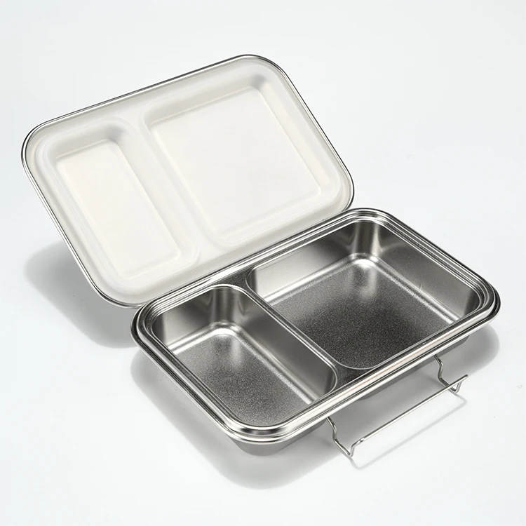

japanese stainless steel bento box for kids Food Grade 304 bento lunch box, Silver