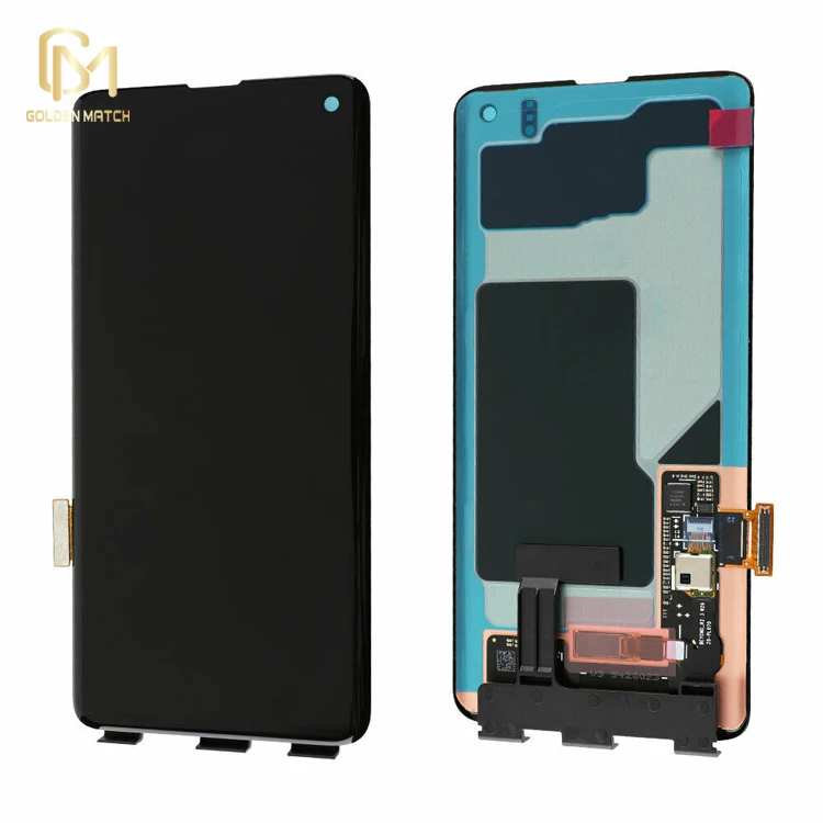 

Best Price For samsung s10 lcd screen with frame Assembly display for samsung galaxy s10 lcd, Black