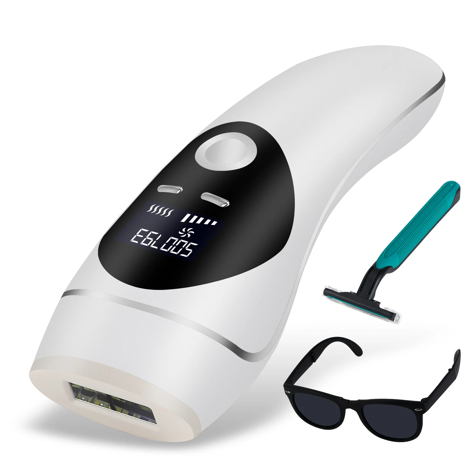 

Factory Direct Sale New Design Portable Home Laser IPL Hair Removal For Women and Men, White, black, pink, etc