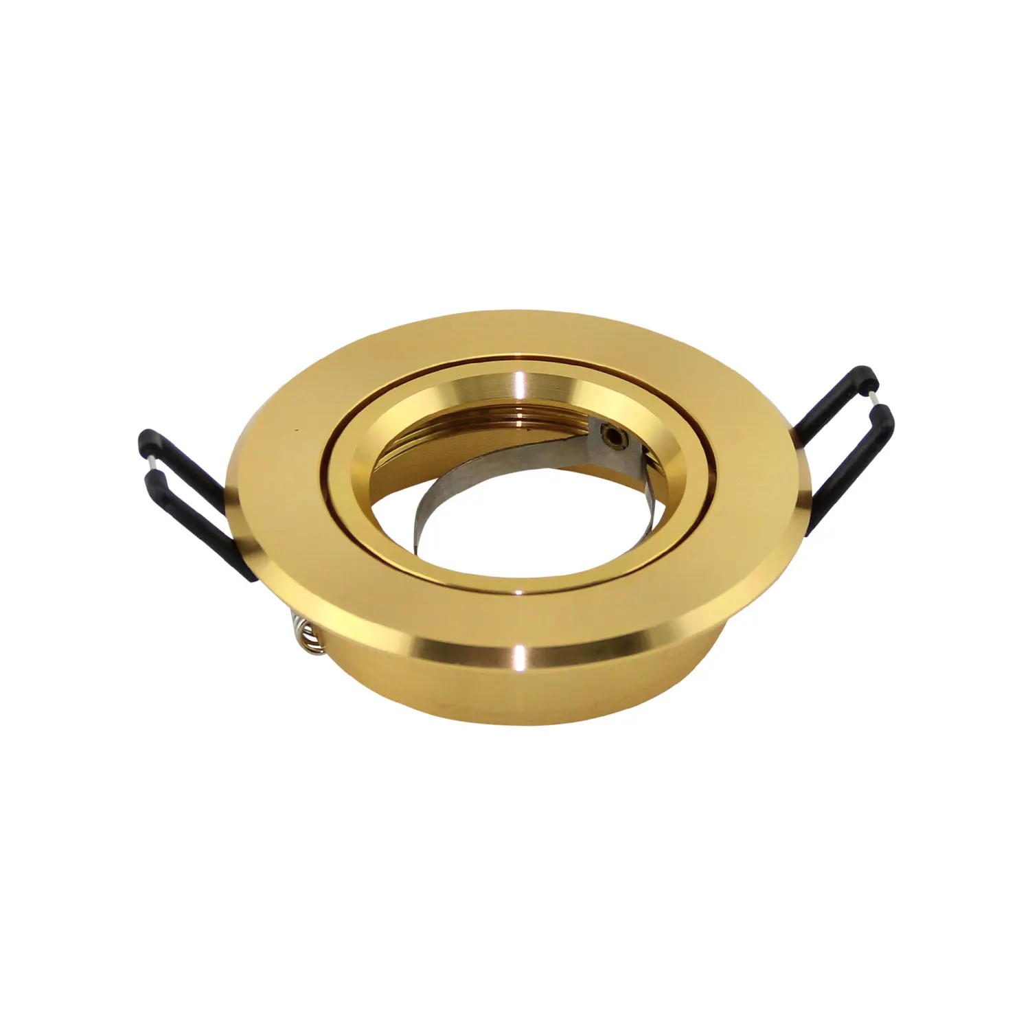 Round Led Trimless Downlight Aluminum GU10 Led Bulb Housing For LED Ceiling Light Trim