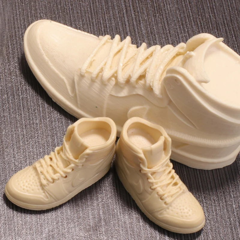 

Candle Making Small Size 3D Sneakers Mould Shoes Silicone Candle Mold, White