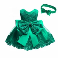 

Hot sale latest design boutique bows christmas newborn baby girl birthday party dresses