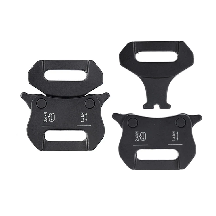 Small Durable 15mm Tactical Metal Buckle Alloy Strap for Backpacks and Belts