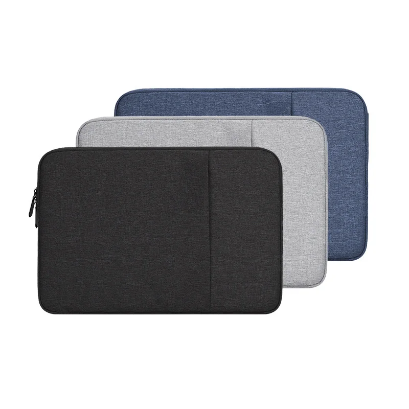 

Custom 13" 14" 15" Laptop Sleeve Protective Case Simple Business Laptop Briefcase For Outdoor Travel Use