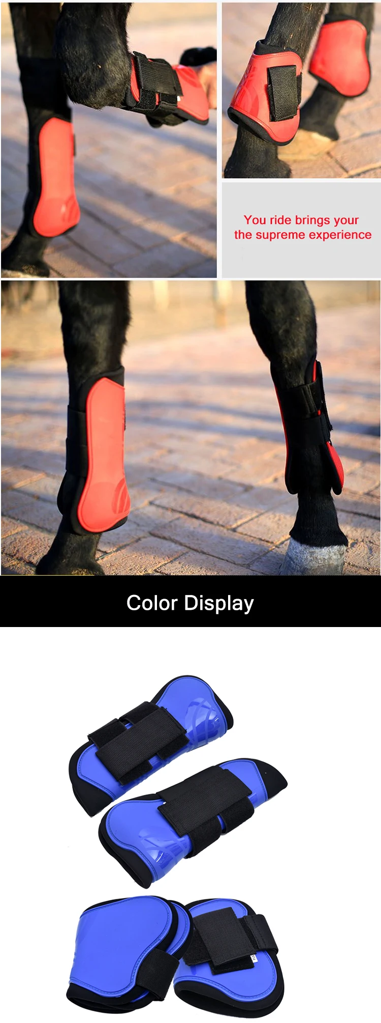 Wholesale Durable Horse Leg Wraps Colorful Horse Riding Protection High