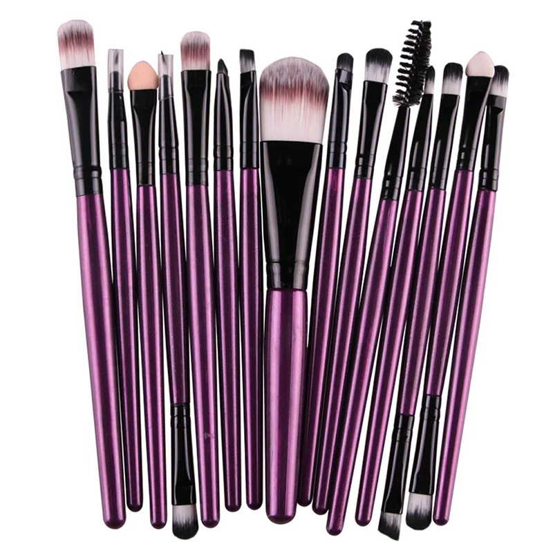 

15/6/4Pcs Makeup Kit Women Eyeshadow Powder Eyeliner Blending Brush Professional Eye Shadow Brushes Set TSLM2