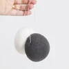personal cosmetic organic konjac face clean facial makeup sponge with LCD display