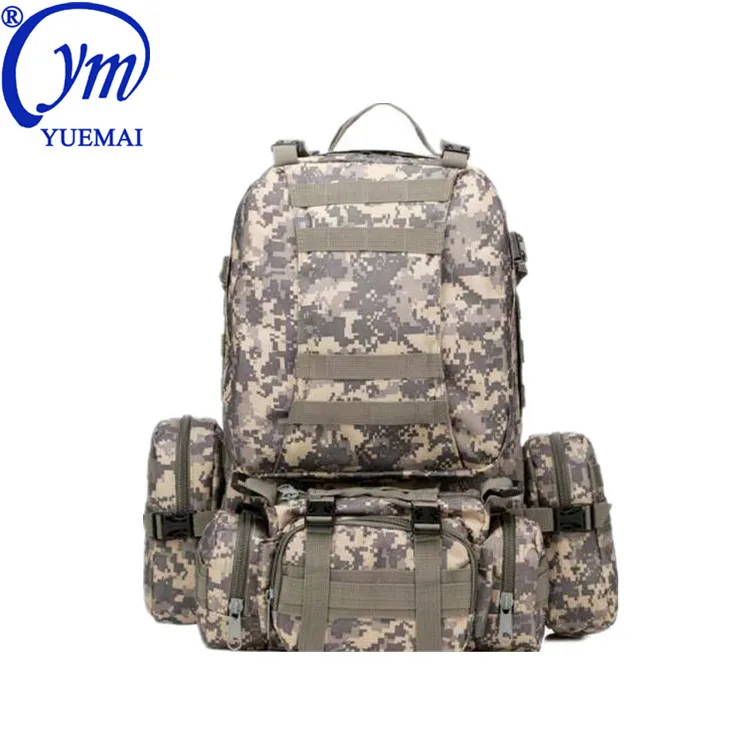 

YUEMAI Manufacturer Multi-functional Large Capacity Outdoor Hunting Combat Assault Army Tactical Military Bags Rucksack Backpack, Multi-color optional
