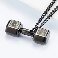 

Qmylife 2019 Fashionable styles customized pendants dumbbell pendants for fitness