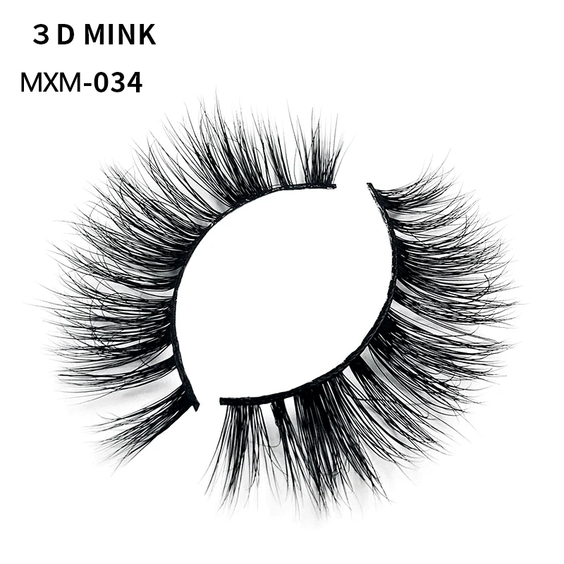 

No Name Cosmetics Eyelash Case Storage 3D Eye Lashes Private Label False Eyelashes Oem Natural Mink Eyelashes, Black