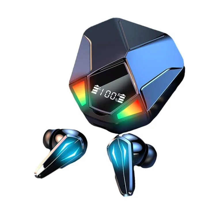 

X6 Wireless Earphone 5.1 HiFi Stereo Sound CVC8.0 Noise Canceling In Ear Headsets for Gaming Sports