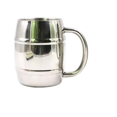 

Mikenda Beer mug with handle Factory direct 500ml European style big belly mug stainless steel anti-scalding coffee mug, Mix