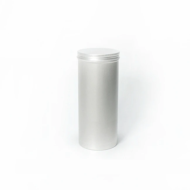 

1L 1000ml Big Silver Aluminum Tin Box Tin Can With Screw Lid