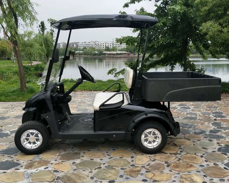 2 Seats Utility Golf Cart With Rear Cargo Box/ Golf Cart With Cargo Bed