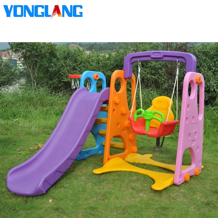 

Plastic Slide School Toys Cheap Amusement Equipment Children Play Playground Swing Set Playground Outdoor Kids