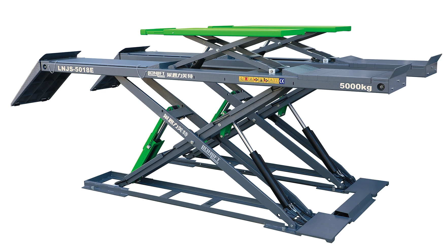 Lionlift Brand Lnjs5018e Scissor Lift With Secondary Trolley For Wheel