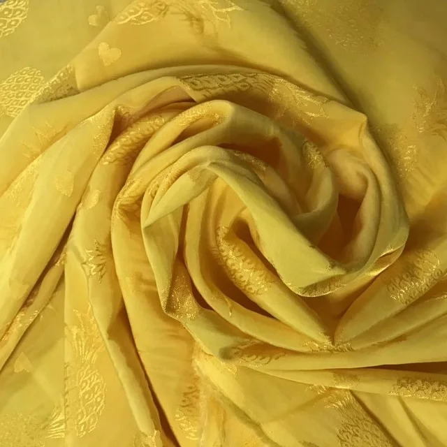 高品质高密度粘胶人造丝提花服装面料 - buy 100% viscose rayon