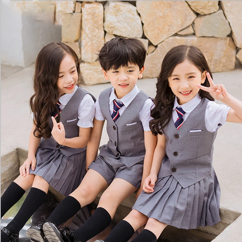 Korea style primary school uniforms for kids girls and boys, View ...