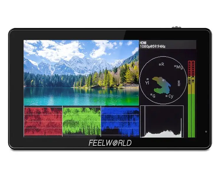 

FEELWORLD LUT5 5" Full HD High Bright 3000 nit Touch Screen monitors 3D LUT On-Camera Field Monitor