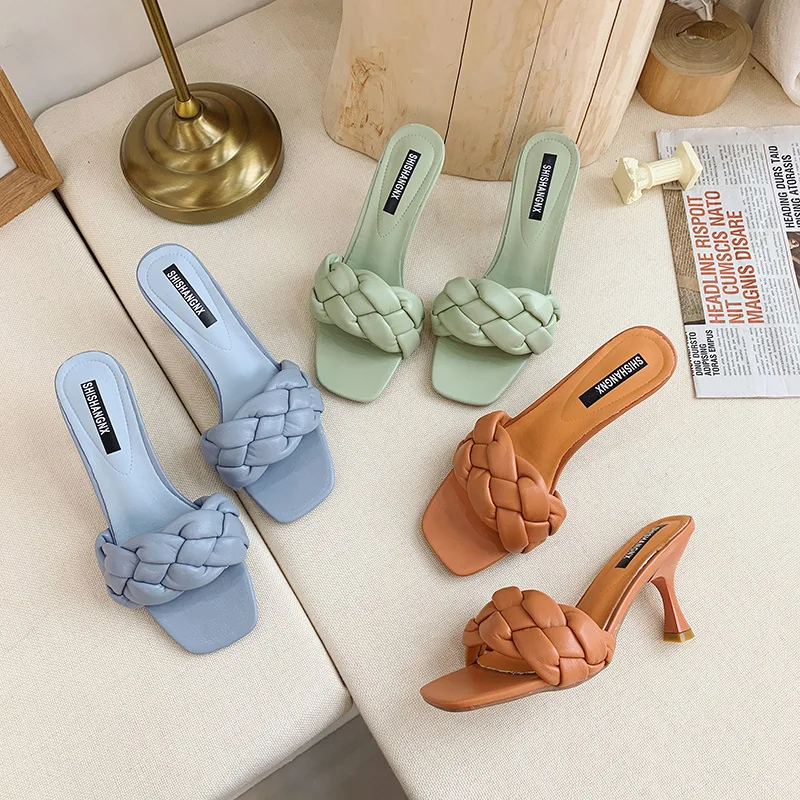 

Square toe open-toe high-heel sandals for women-F8, 3 colors