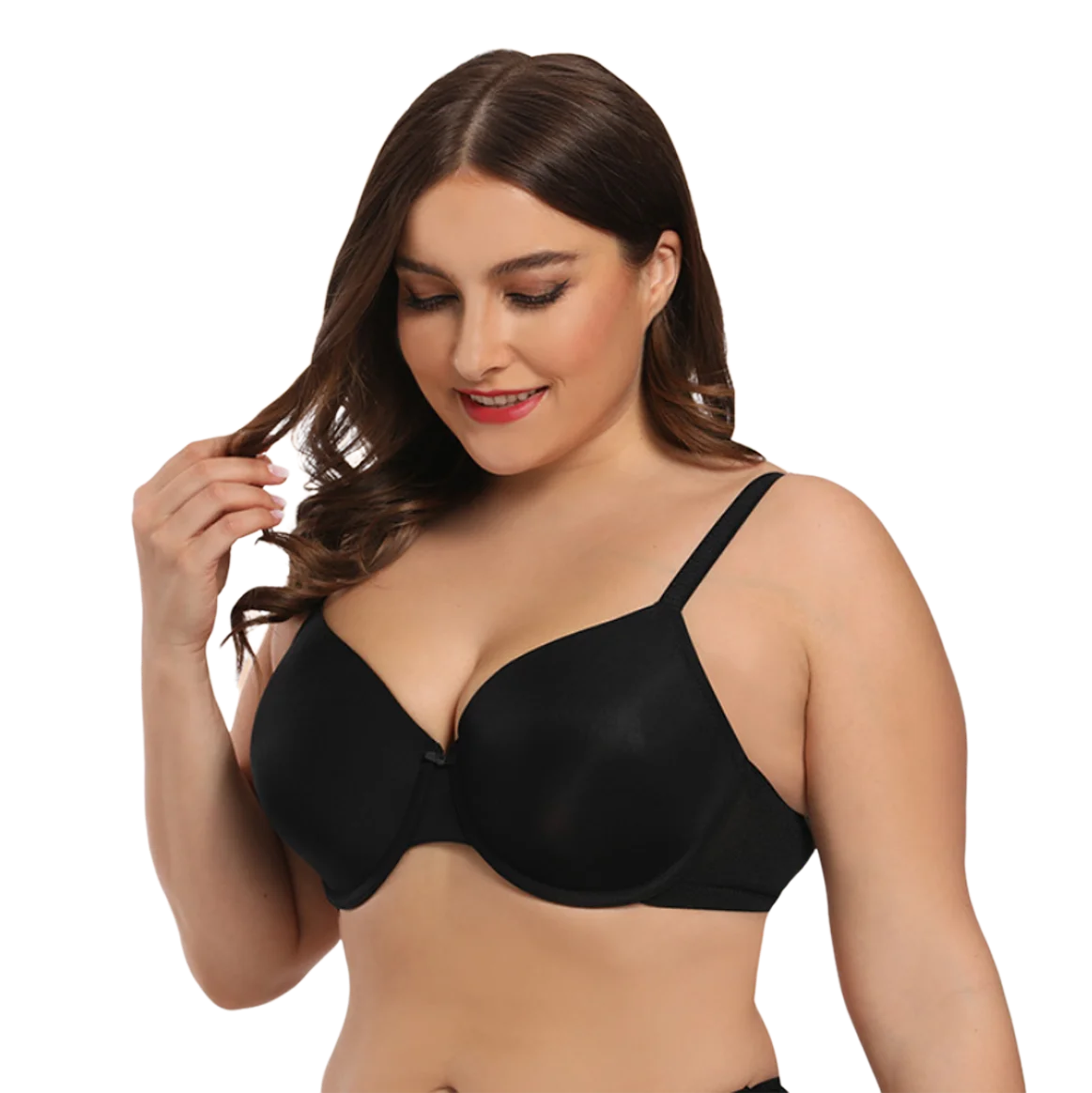 

Comfort E Cup F Cup G Cup Super Large Oversize Fat Women Big Plus Size Bra Comfortable Plus Size Bra#0150, Black,white