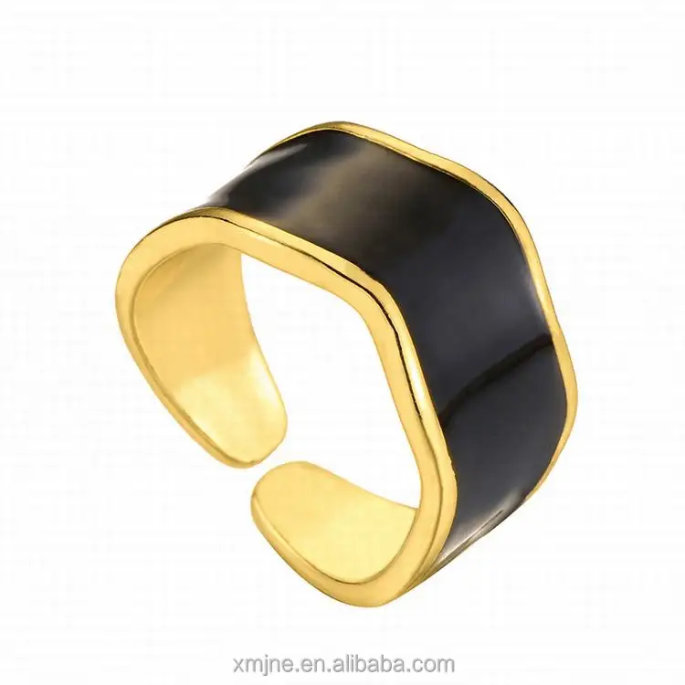 

European And American Hip-Hop Geometric Shape Dripping Fashion Ring Female Student Girlfriends Open Ring Ring Jewelry