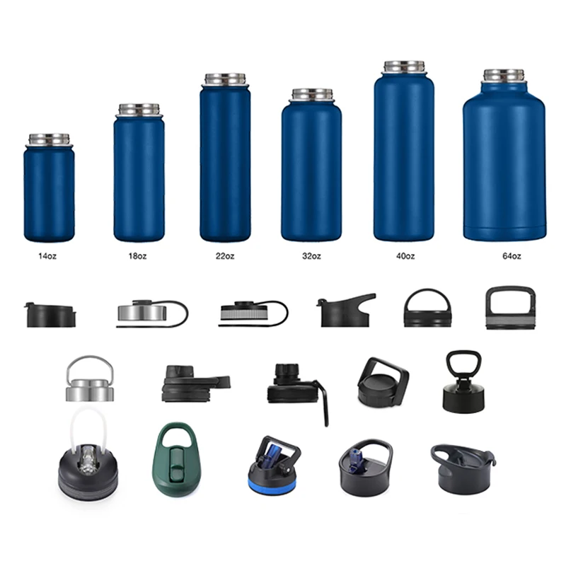 

32oz,40oz Stainless Steel Insulated Water Bottle Double Walled Vacuum Flask for Sports and Outdoor, Customized color