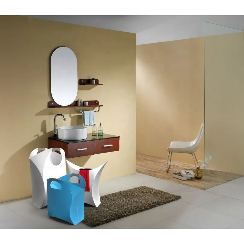 34L Large Capacity Eco-friendly Durable PP Laundry Hamper with Handles for Dirty Clothes Storage