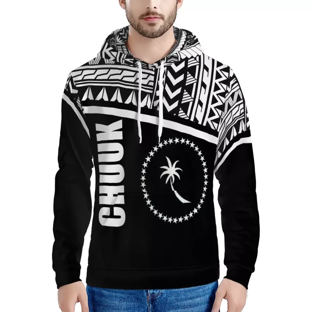 

Plus Size Hoodies Polynesian chuuk logo All seasons Casual warm Tops Custom Pattern Hoodie men Loose Hooded Sweater men, Customized colors