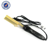 

Hair Brush Private Label Flat Iron Hot Electric Comb Hair Straightener Brush Hot Comb,Electric comb