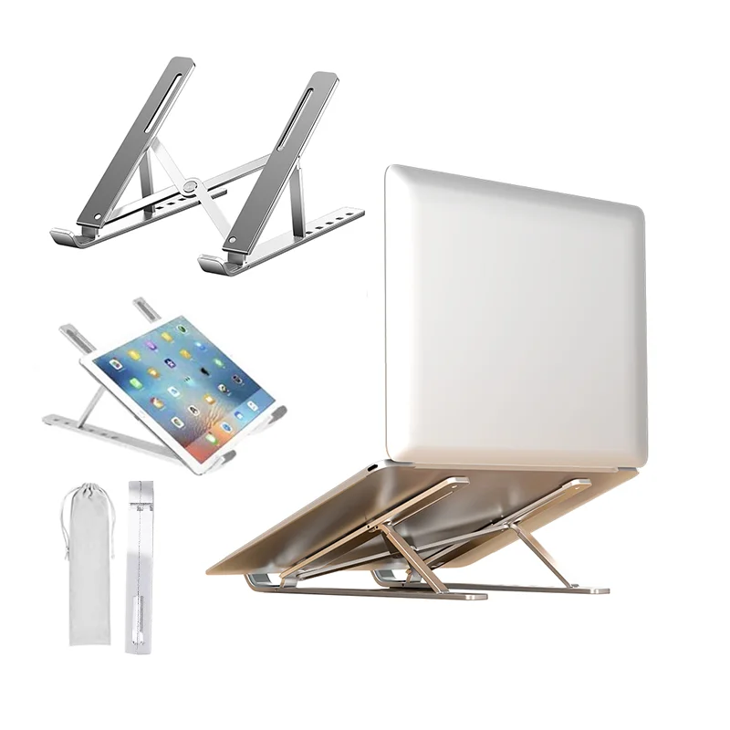 
Soporte de Para non-slip collapsible multi Adjustable angle N3 pc stand Lightweight mini metal aluminium Laptop Holder Stand 