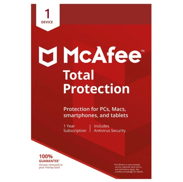 

McAfee Antivirus software McAfee Total Protection 3 PC 1 Year License Internet Security 3 user 1 year McAfee antivirus software