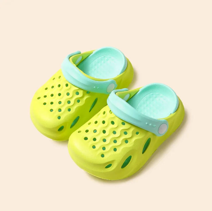 

Children's Slippers Summer Indoor and Household Soft Soled Beach Slippers Children Breathable Non-slip Baby slippers, As pic