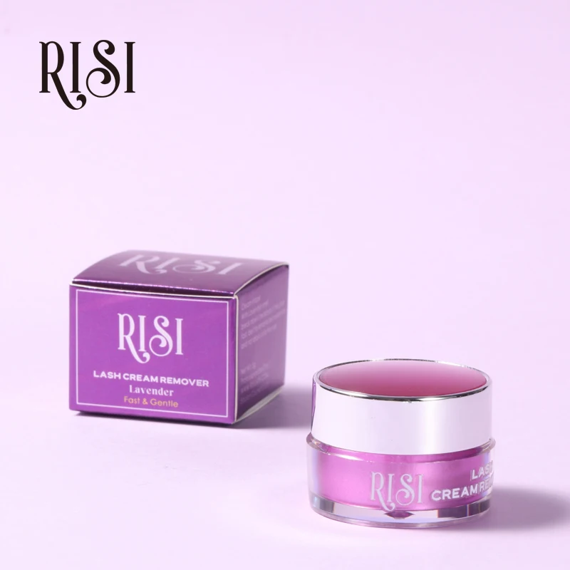 

RISI Super Gentle Lash Remover Wholesale Lavender Flavor Lash Glue Remover Cream Accept Private Label Lash Remover