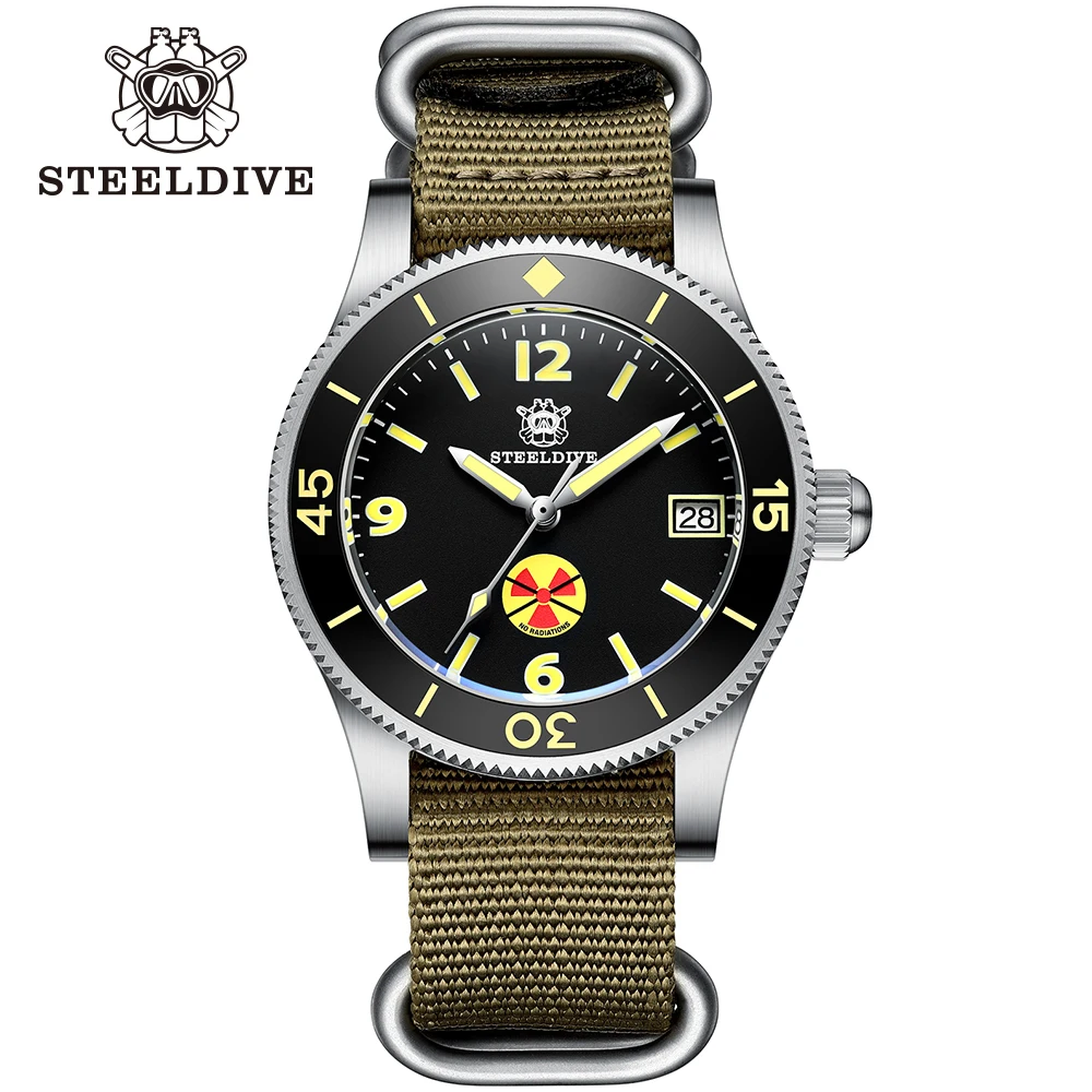 

In Stock! SD1940 2019 New Arrival Luminous Men Automatic Pilot Diver Watch 200m