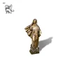 life size brass woman sculpture professional foundry metal crafts bronze elegant virgin mary statue BRA-139