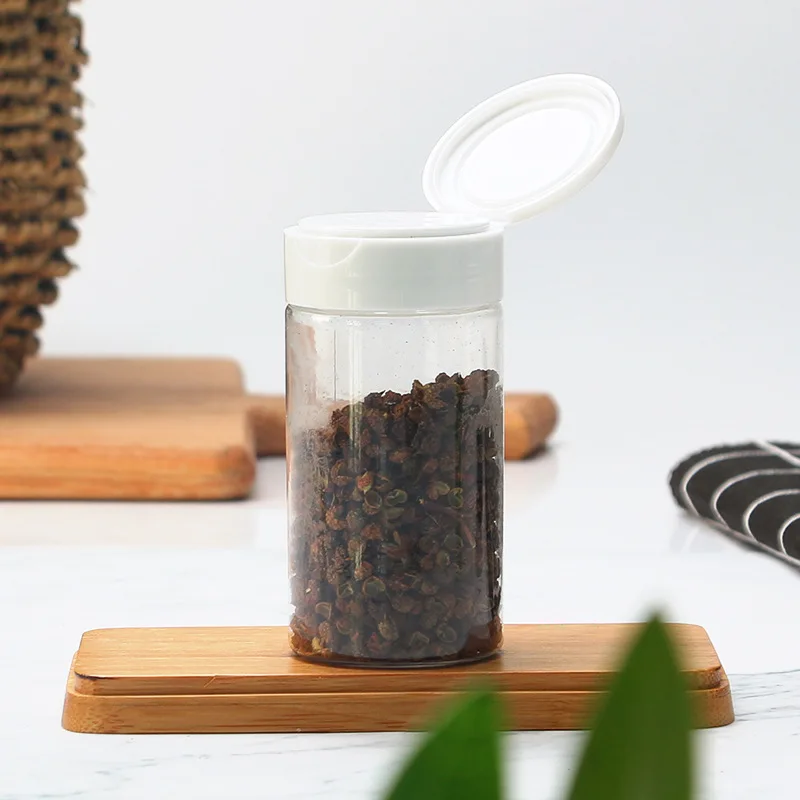 

Kitchen salt shaker potable plastic seasoning jar spice shaker bottle spice jar plastic bottle for spice
