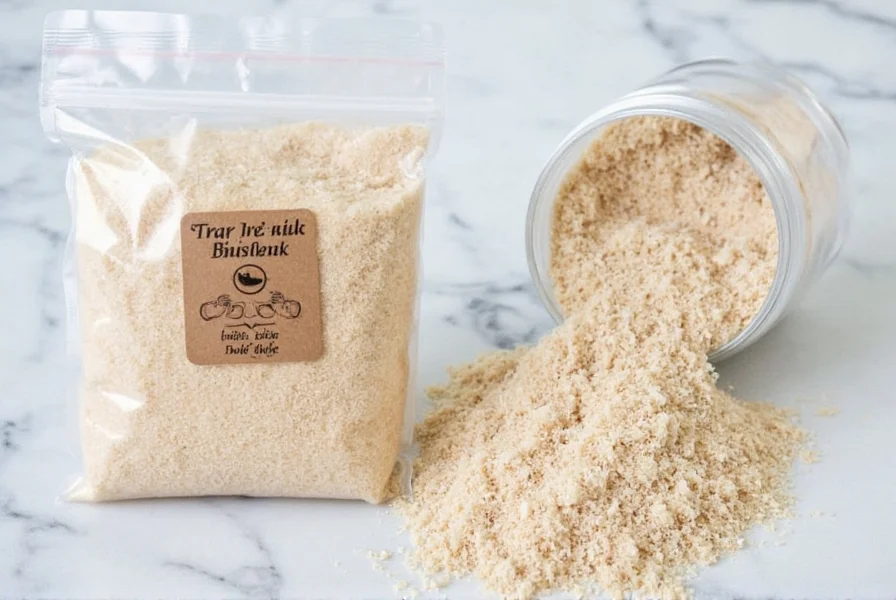 Coconut sugar stored in kitchen pantry