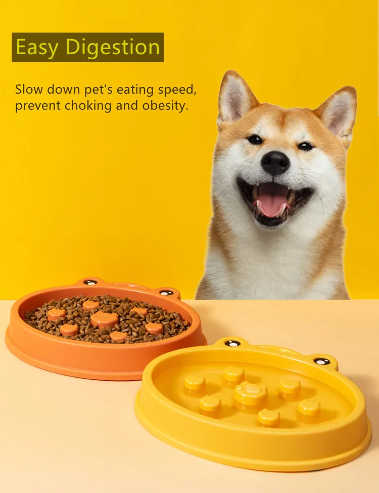 

Hot selling pet food bowl slow feed slow down eating dog slow feeder bowl