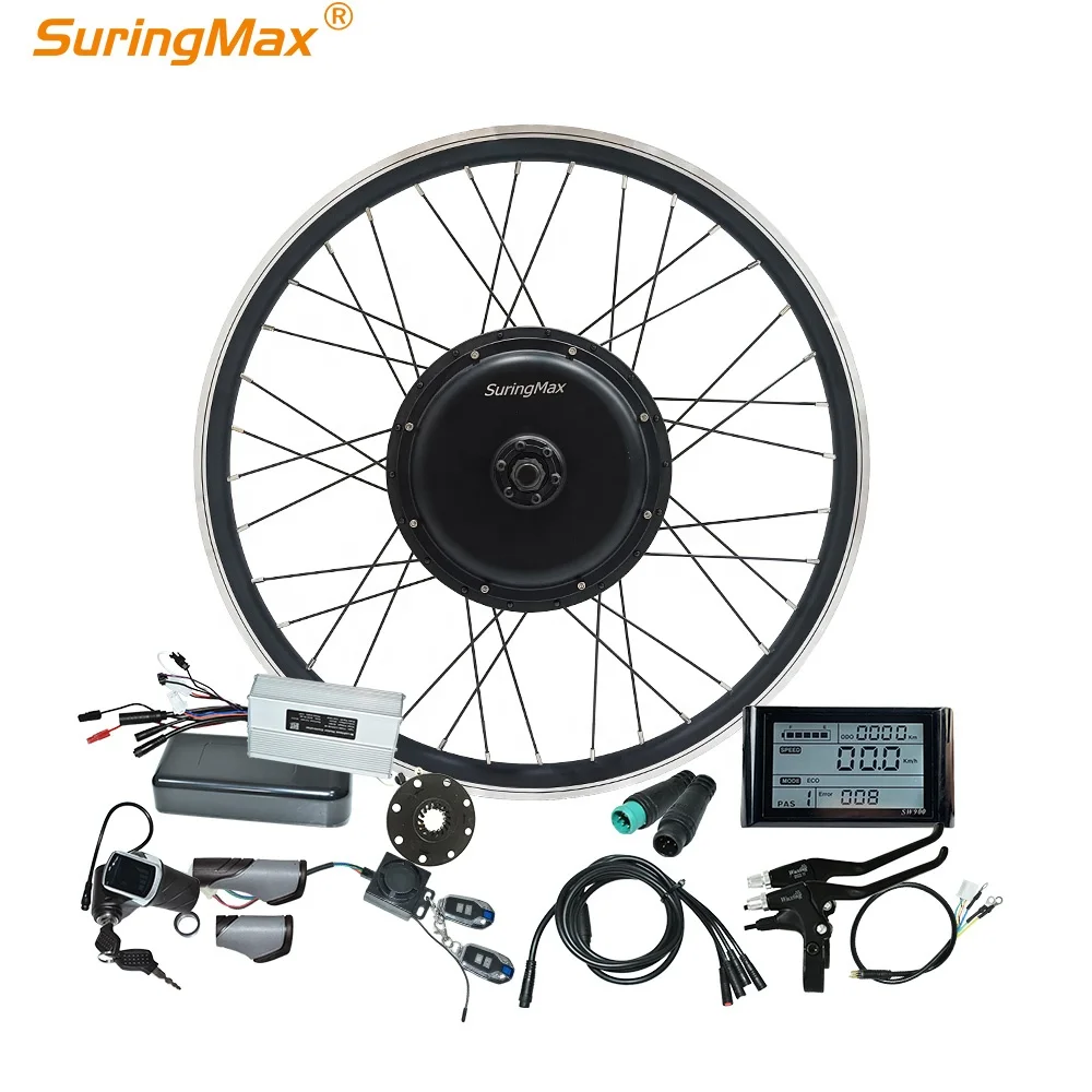 

Fast delivery 29" bicycle rim 135MM 30H rear wheel electric bike hub motor 48v 1000w ebike conversion kit