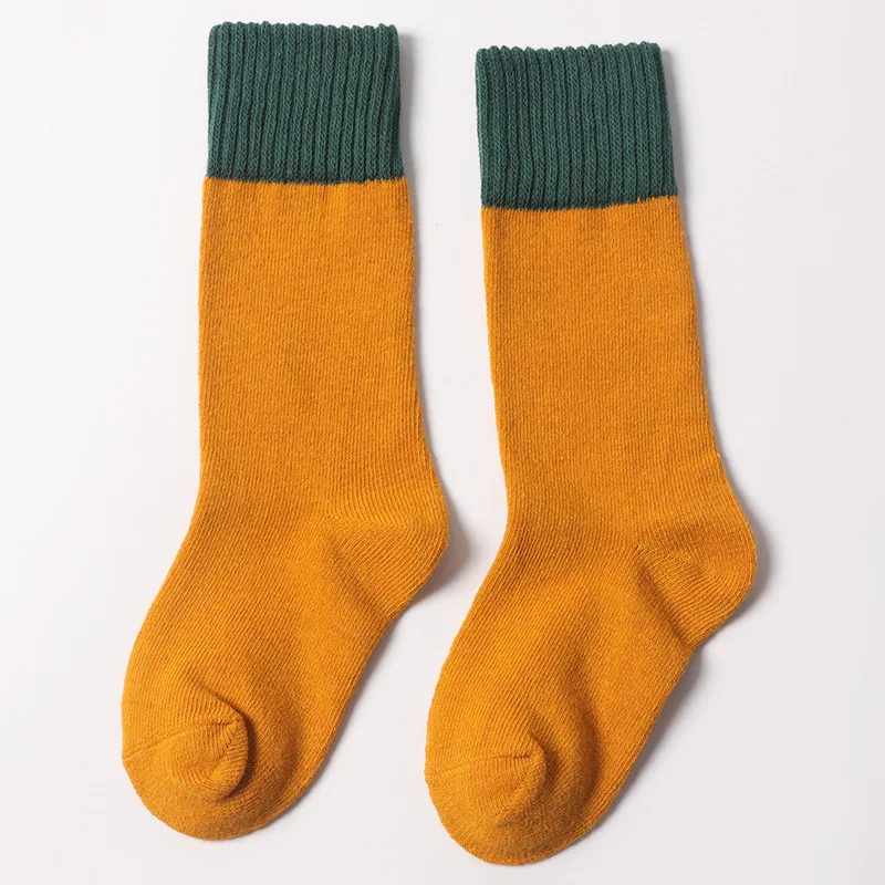 

2021 Color Contrast 100 % cotton deep soft AUTUMN custom Sporty Ankle Cotton Fashion Socks child, As shown