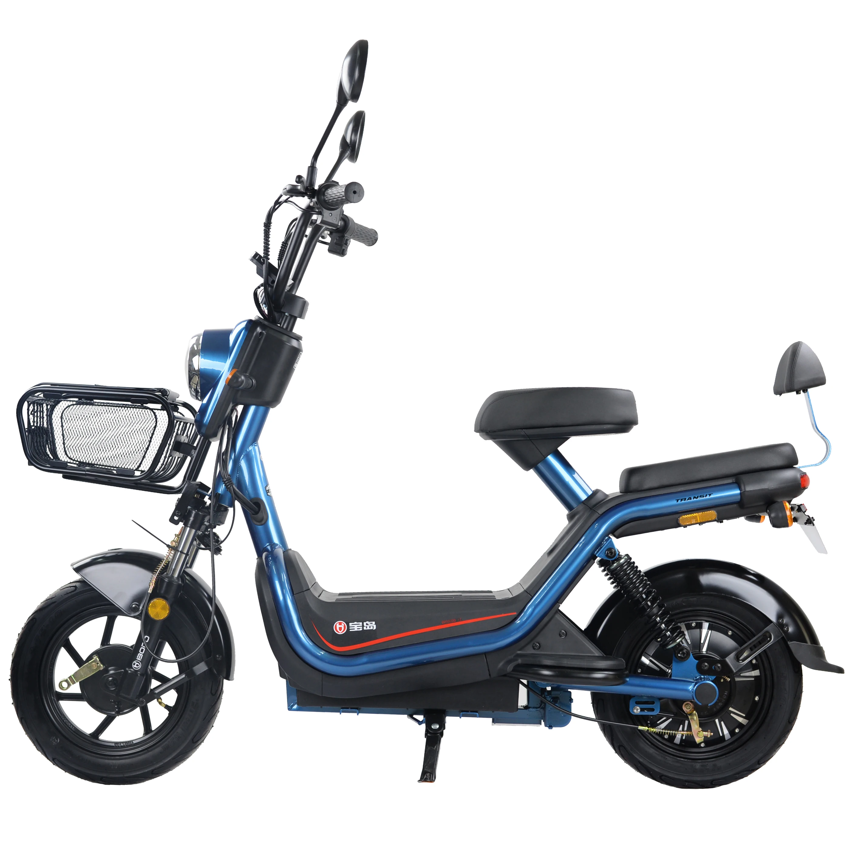 Large Size Two People Electric Scooter 14 Tires 400w Motor 48v Electric