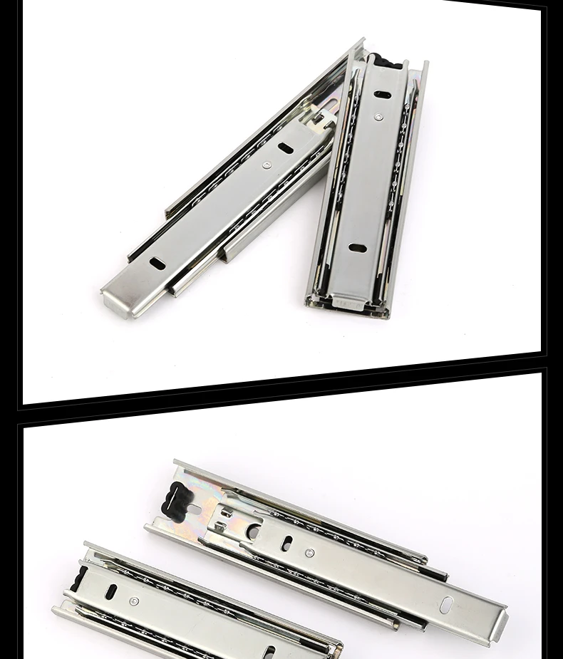 Hot Sell Soft Close Tool Box Drawer Slide,45mm 3fold Full Extension