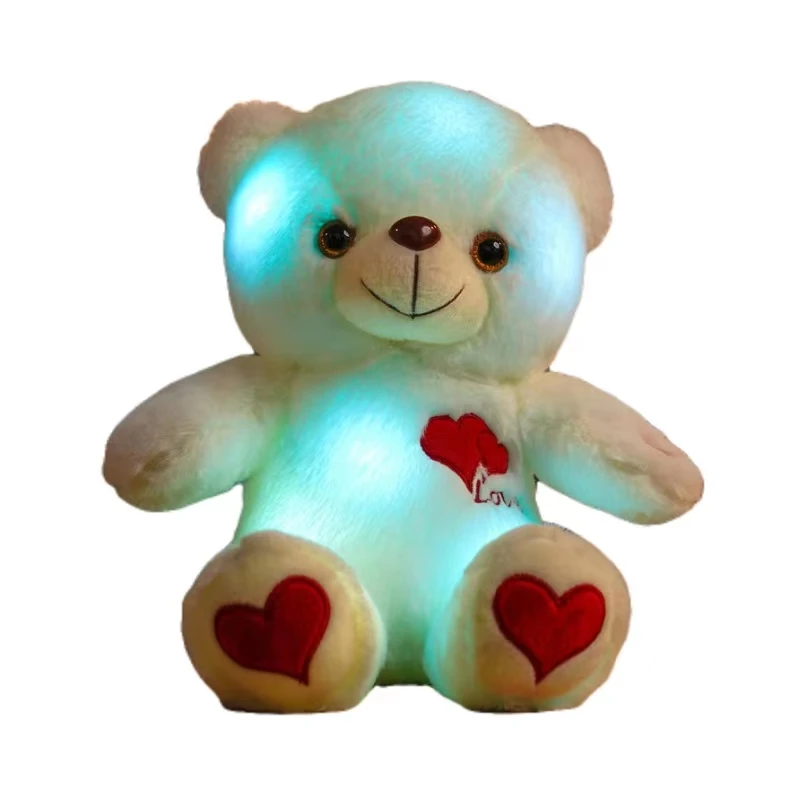 

yanxiannv Valentine's Day Hot sale kawaii LED small teddy bears soft toy toys Little toys for girls