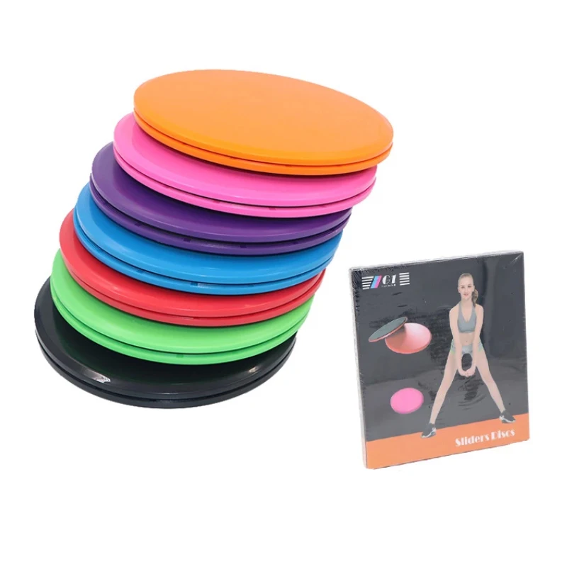 

2PCS Sliding Slider Gliding Discs Fitness Disc Exercise gliding disc Indoor Training Exercise Hip Trainer Sports Hip Belt, Pink, gray, blue, rose, orange,etc