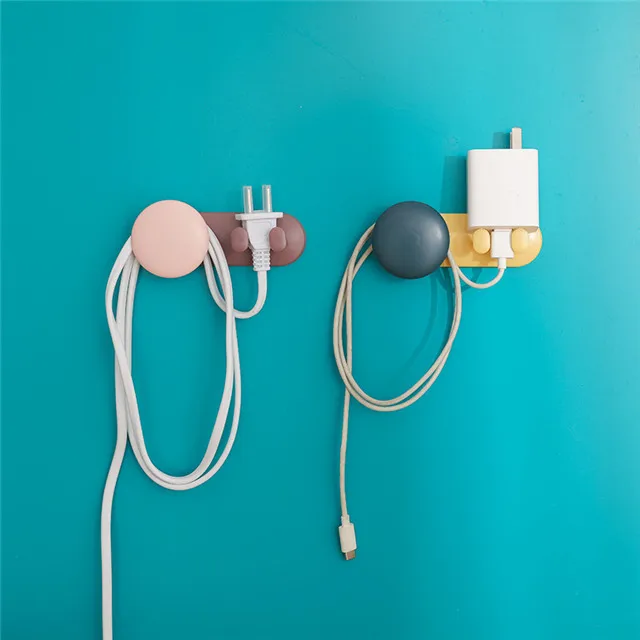 

New Plug Holder Kitchen Household Free Punch Storage Hook, As show