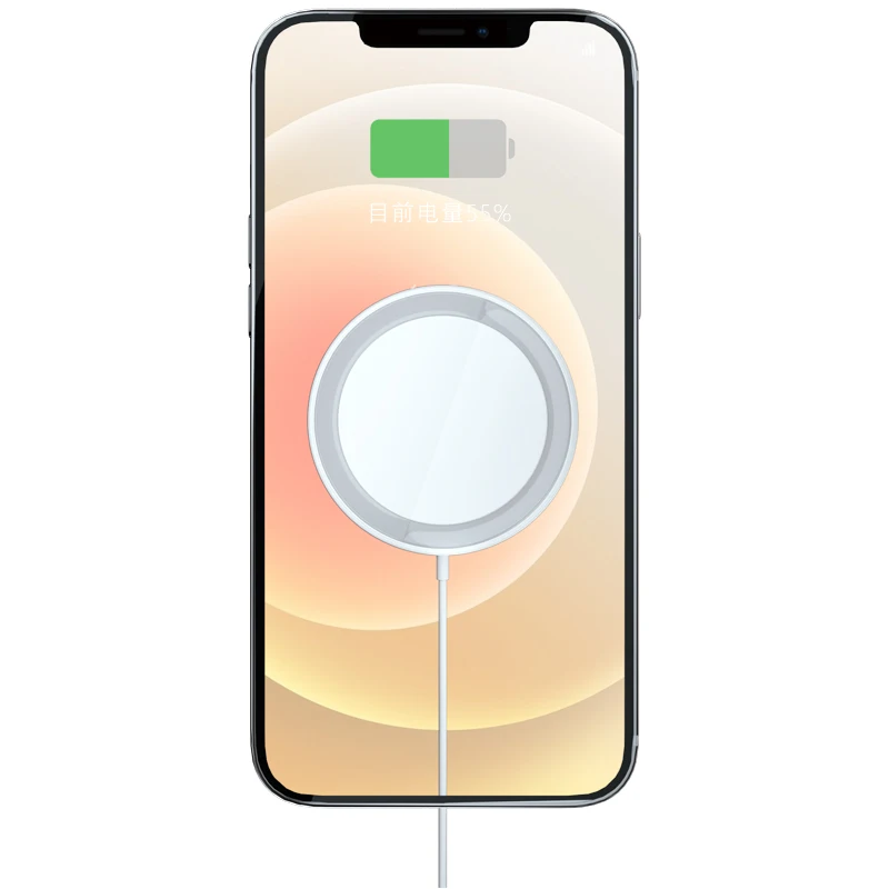 

for Magsafe Wireless Charger 15W Fast Charge Magnetic USB Charger, White